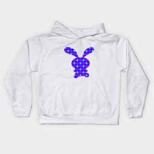 Vibrant bunny artwork Kids Hoodie